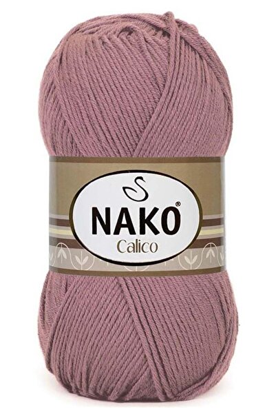 NAKO Calico 11924 Gül El Örgü Ipi