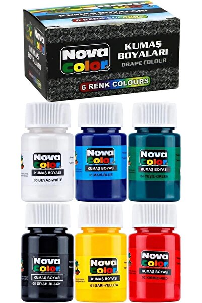 Modellino 6'lı Kumaş Boyası Nova Color 30ml Nc-188