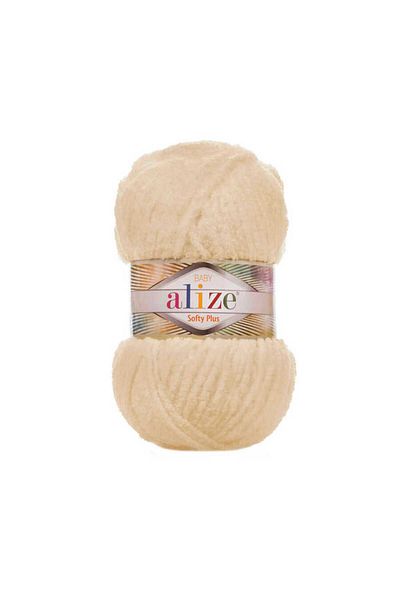 Alize Softy Plus 310 Model Hand Knitted Floss Honey Foam