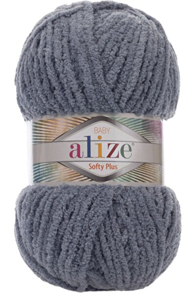Alize Softy Plus El Örgü Ipi Renk Kodu:87-gümüş Gri