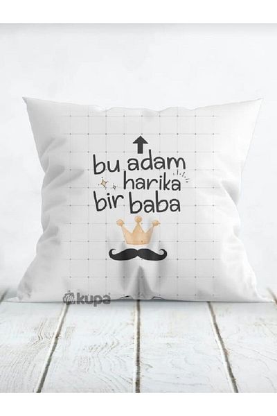 HEN GSM A Great Dad Written Pillow for Father's Day