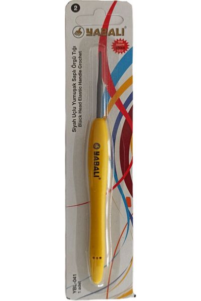 Yabalı Black Tip Soft Handle Knitting Crochet No:2mm