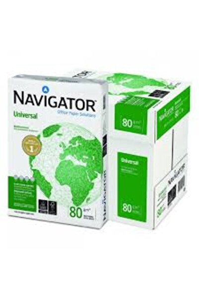 NAVİGATÖR 2.500 قطعة من ورق النسخ A4 بحجم 80 جرام - عبوة من 5 قطع / صندوق واحد