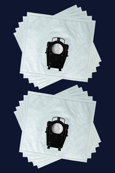 optream Siemens Vs 08G2070 - 10 قطع من القماش المتوافق مع كيس الغبار