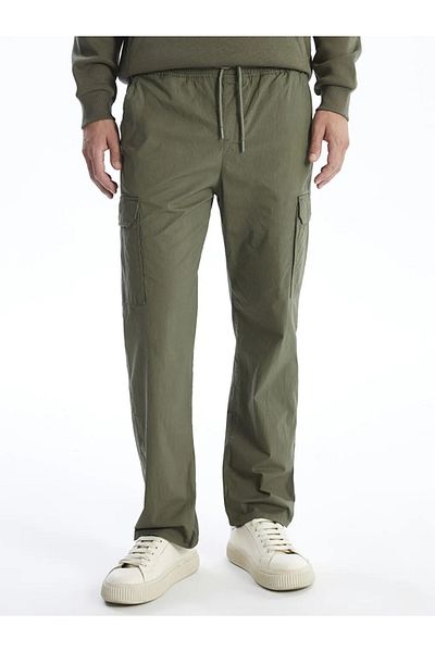 LC Waikiki Ανδρικό παντελόνι LCW Casual Khaki Standard Fit Poplin