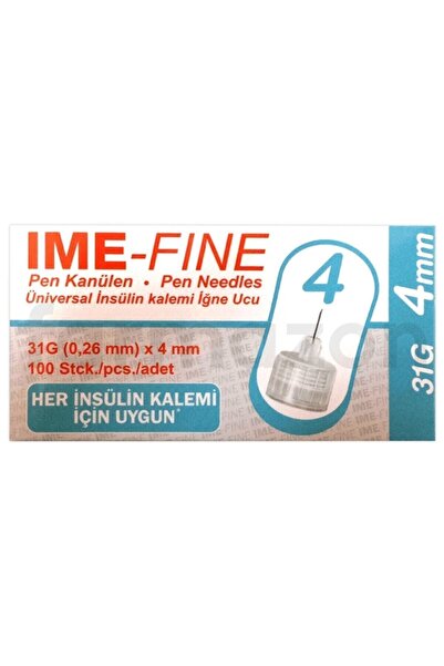 Ime-Dc Ime-fine Kalem Iğne Ucu 4mm (1 Kutu - 100 Adet)