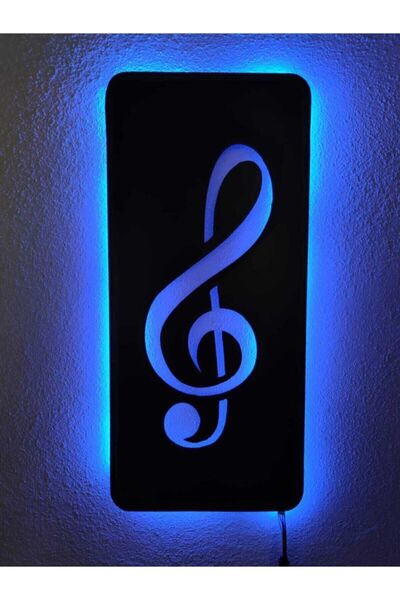 DMC Design Sol Anahtarı Led Işıklı Duvar Tablosu