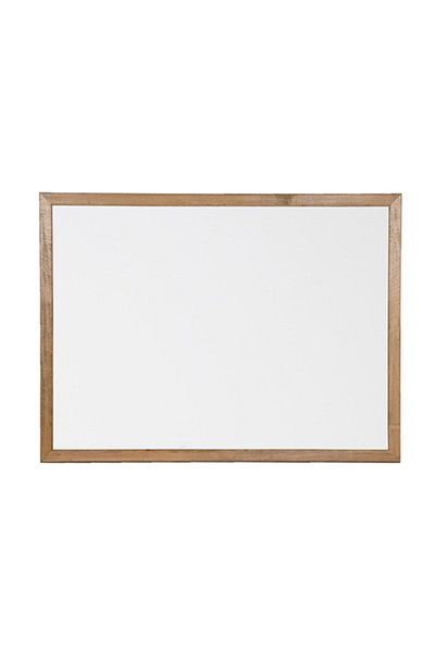 Vivekka 45*55 Wood Frame Real Metal Surface White Blackboard