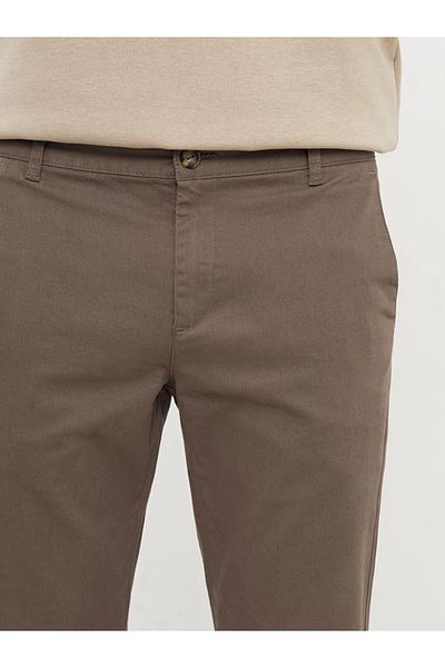 LC Waikiki Lcwaikiki Classic Men's Chino Pants - Brown, Standard Fit