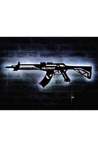 YufiDesign Valorant Duvar Tablosu, Valorant Işıklı Tablo, Duvar Dekoru, Gamer...