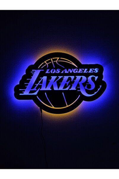 Lila Park Ledli Tablo,Işıklı Tabela, Led şeritli Duvar Aksesuarı Ahşap Tablo,...