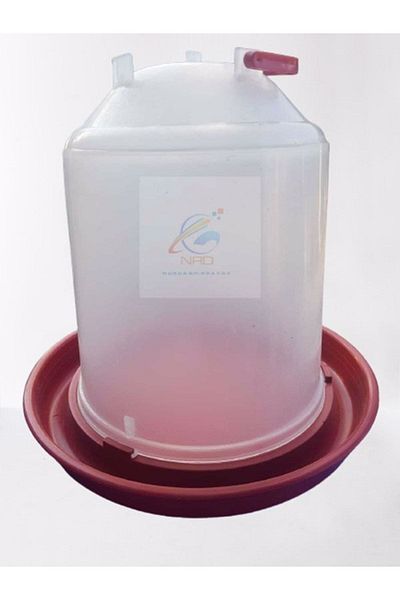 NURDAĞ HIRDAVAT Chicken Food Bowl 5 kg Chicken Water Bowl 5 Liters