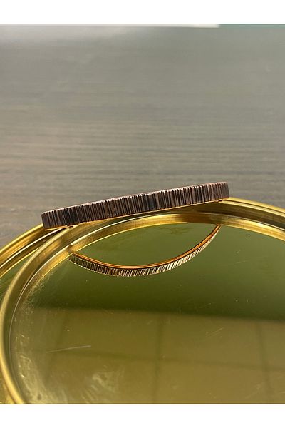 Sevilgülgünfinecrafts Handmade Bracelet with Non-tarnish Copper Notches