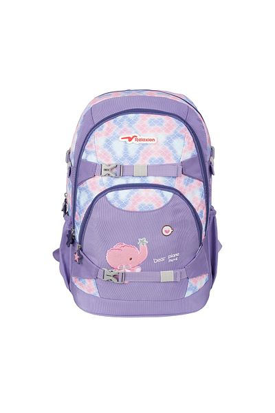 RKY SERENITY Set de 3 piese Relaxion - Rucsac și cutie de prânz cu volum mare, buzunare multiple și talpă groasă