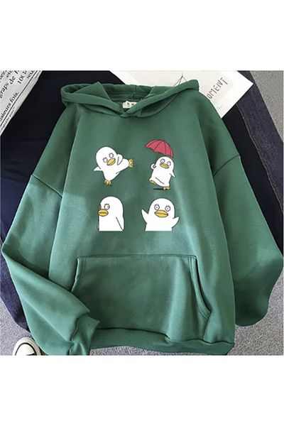 LA GULER Gintama Elizabeth Printed Unisex Oversize Hoodie - 3 νήματα 100% βαμβάκι