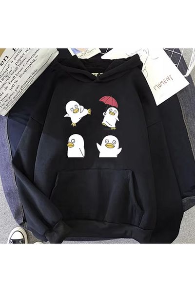LA GULER Gintama Elizabeth Printed Unisex Oversize Hoodie - 3 νήματα 100% βαμβάκι