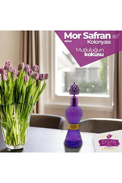 Efşan Hediyelik ve Kozmetik Efşan Kozmetik Mor Safran Kolonyası Plastik Şişe ...