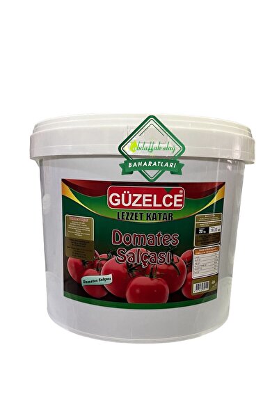 Güzelce Salça Hacıoğlu Baharat Hatay Yöresel Doğal Domates Salçası 20 Kg Kova