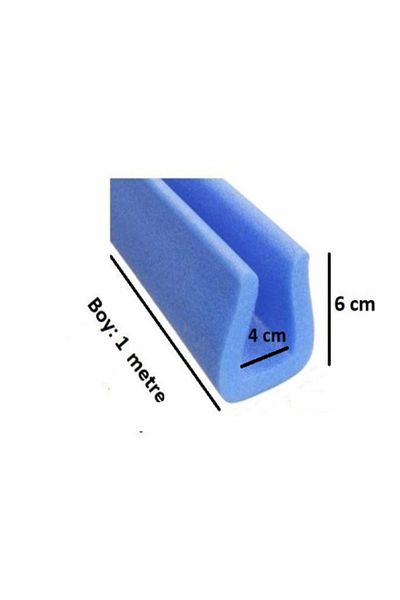 YGTAMBALAJ U40 Blue 100 cm 1 Piece Furniture Corner Edge Impact Protector Sponge Corner Brace Child Protection Sponge