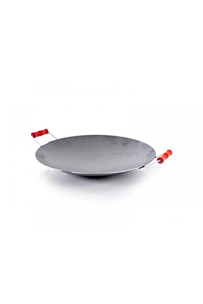 Vakia 40 Cm Wooden Handle Meat - Pancake - Roasted Hair Pan