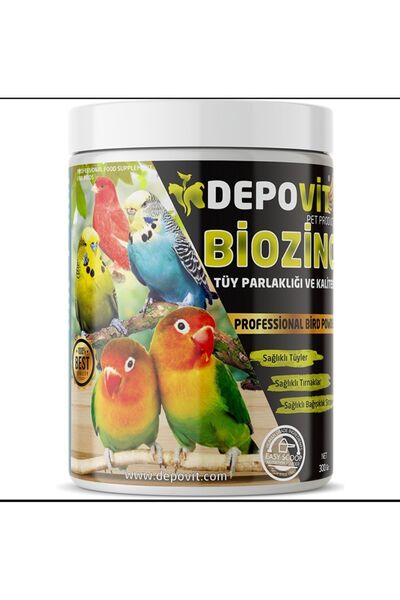 DEPOVİT Depovit Biozinc Biotin Kanatlı Tüğ Bakım Ürünü 300 gr Toz