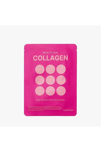 byeolee 5 Pieces Korean Face Mask Reducing Wrinkles and Fine Lines with Collagen Content 25ml
