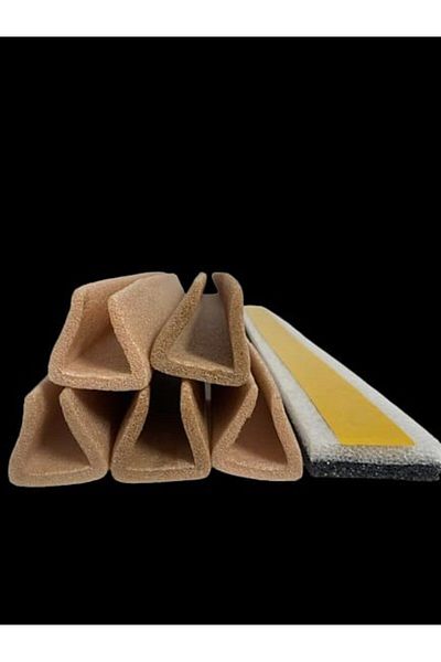YGTAMBALAJ 5 Brown Snap-on and 1 Adhesive Under-Door Cold Air Cutter Anti-Dust