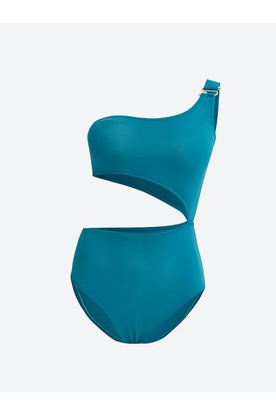 LC Waikiki LCW DREAM UV - Γυναικείο μαγιό με απλά και αφαιρούμενα μαξιλαράκια