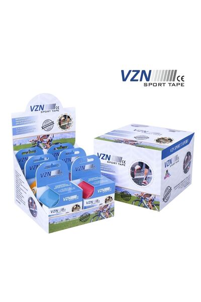 VZN Sport Tape Pembe Renk Kinezyo Sporcu Bandı Ağrı Bandı 5 Metre X 5 Cm