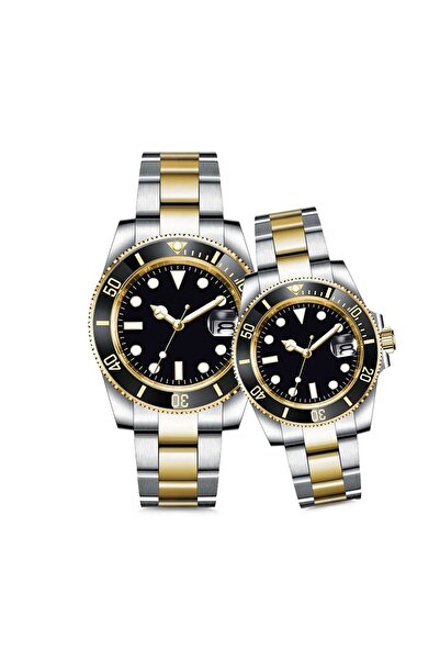 İSTLİV Sevgili Çift Kol Saatleri Takvimli