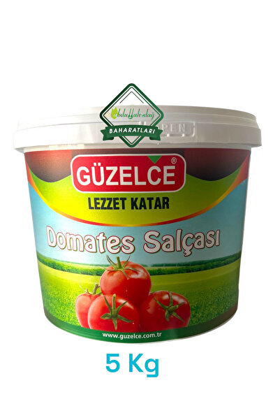 Güzelce Salça Hacıoğlu Baharat Hatay Yöresel Doğal Domates Salçası 5 Kg Kova