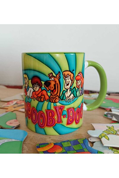 Mugs and love Scooby Doo Büyük Boy Porselen Kupa