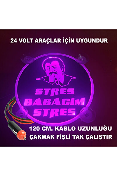 pozantiaksesuardunyasi LED IŞIKLI CAM ÖNÜ TABELASI  BÜYÜK BOY 17 X 17 CM. 24 ...