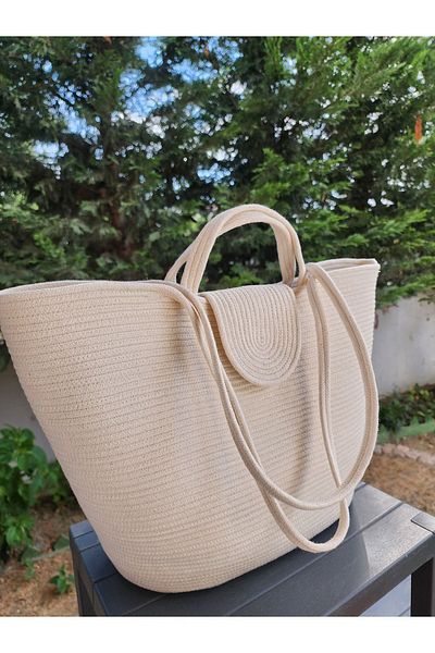 Yektayla Handmade Beach Bag Shoulder Bag Straw Bag