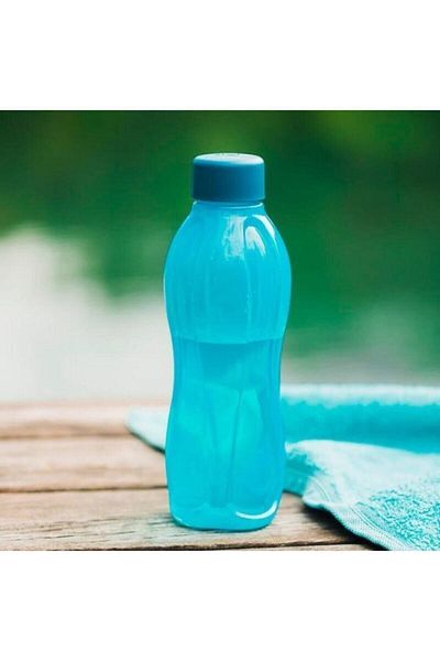 Tupperware 1 Lt Blue Eco Bottle (Twist Off Cap)