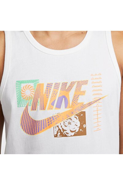 Nike Sportswear Festival Erkek Beyaz Günlük Stil Atlet FB9782-100