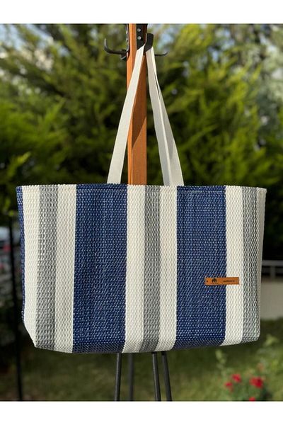 CRAFT HOME Medium Colorful Beach Bag