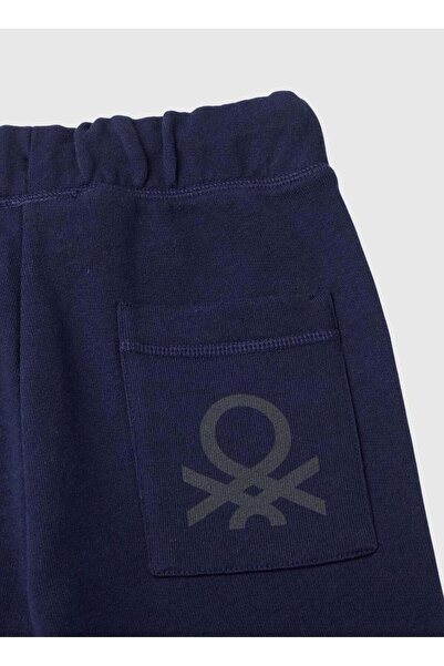 Benetton Lastikli Paça Lacivert Erkek Eşofman Altı 3J68CF058 252