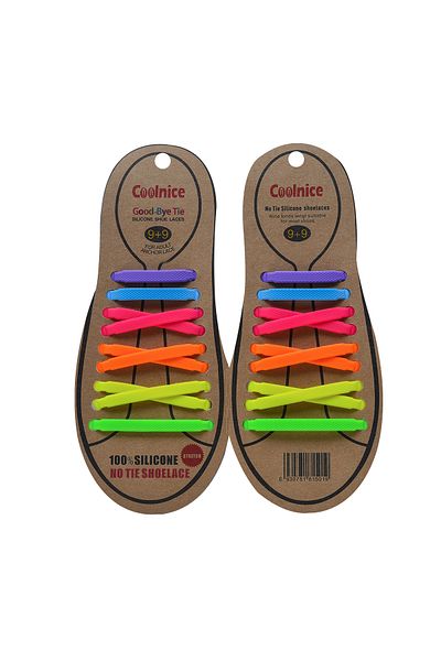 Coolnice Adult Size Non-Binding Silicone Laces