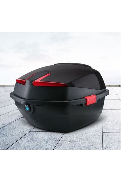 GİZA MOTOR Motosiklet Çantası 33 Lt Parlak Siyah