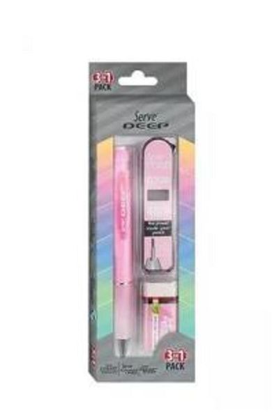 Serve Pink Deep 3 School Set