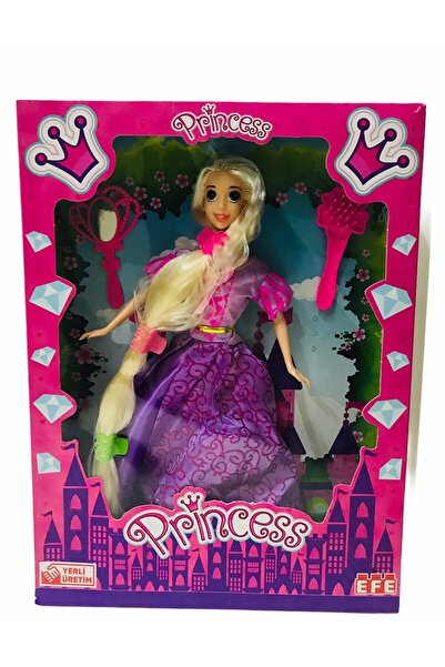 Genel Markalar Princess Prenses Rapunzel Saçlı Oyuncak Bebek
