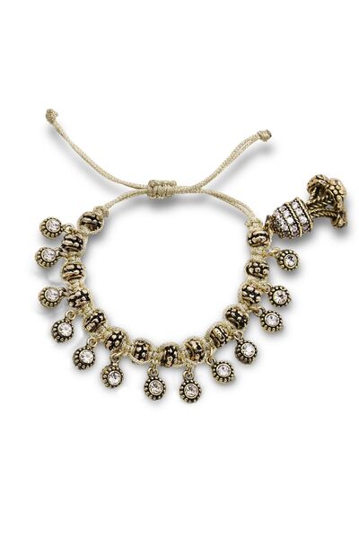 Bayemeyc Hress Kristal Makrome Bileklik