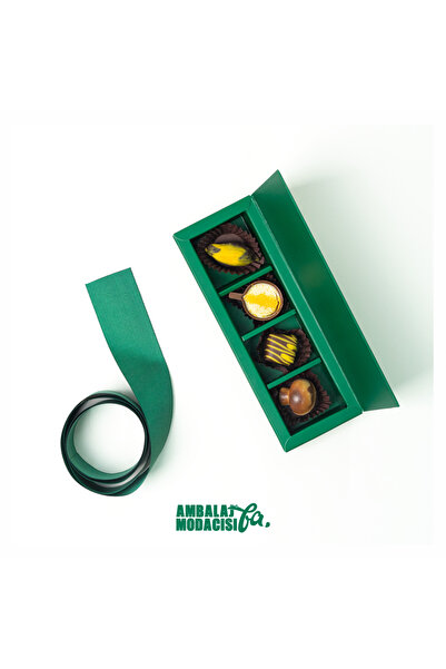 Ambalaj Modacısı Chocolate Box ( 5 Adet ) Future Box 4 Gözlü Yeşil