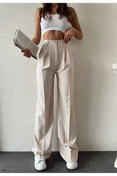 SHEVANE VANE'S široke palazzo pantalone sa visokim strukom