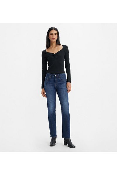 Levi's 740 Модель з високим коміром і прямим кроєм темно-синього кольору