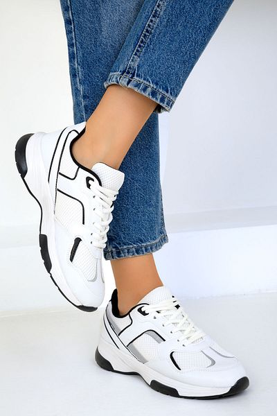 SOHO Women's Sneakers White-black 19505