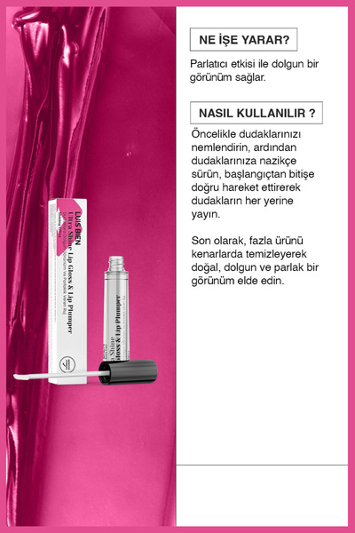 Luis Bien Dudak Dolgunlaştırıcı & Parlatıcı Lip Gloss 5ml – Hacim & Işıltı - Dolgu Etkisi