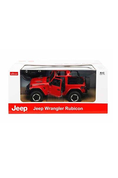 Sunman Rastar 1:14 Jeep Wrangler Rubicon Uzaktan Kumandalı Araba 16096 Kırmızı