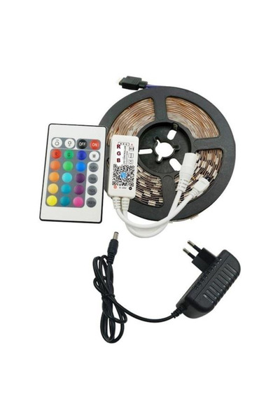 HANZAADE STORE كاتا CT-4557 RGB شريط LED مجموعة 5 MT 96 لون
